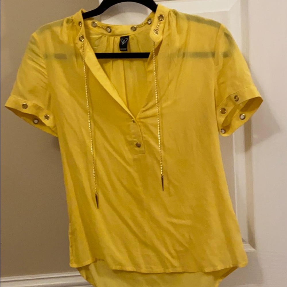❗️FINAL SALE❗️Yellow/Gold Windsor Top